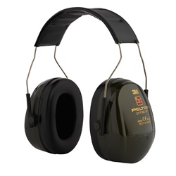 Cuffie auricolari 3M™ PELTOR™ Optime™ III, 35 dB, nero/rosso, bardatura temporale, H540A-411-SV