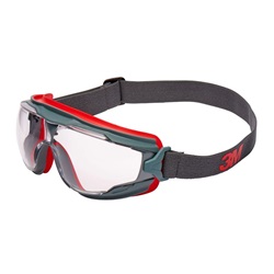 3M™ Goggle Gear™ 500 Occhiali a mascherina, trattamento anti-appannamento/rivestimento antigraffio Scotchgard™