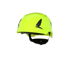 3M™ SecureFit™ Elmetto, X5514NVE-CE, non ventilato, verde ad alta visibilità, marchio CE, 4 unità/cartone