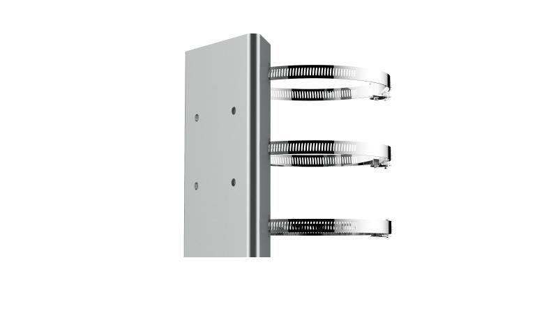 Staffa DS-1673ZJ montaggio a palo alta qualità per installazioni elettriche robuste e versatili