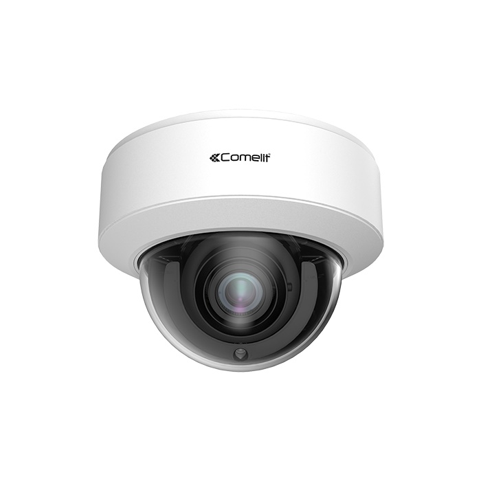 Serie Advance - Telecamera IP vandaldome 8MP, ottica varifocale 2.8-12mm, IR, contenitore waterproof IP66, compatibile ONVIF