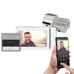 Serie Maxi - Kit video monofamiliare con posto esterno Ultra e monitor 7 Wi-Fi, sistema ViP, preprogrammato