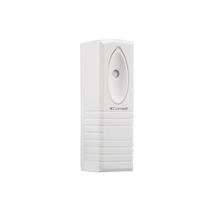 Sensore inerziale vibrazione bianco, microprocessore digitale, 8 livelli sensibilità, 9-24VDC, relè NC