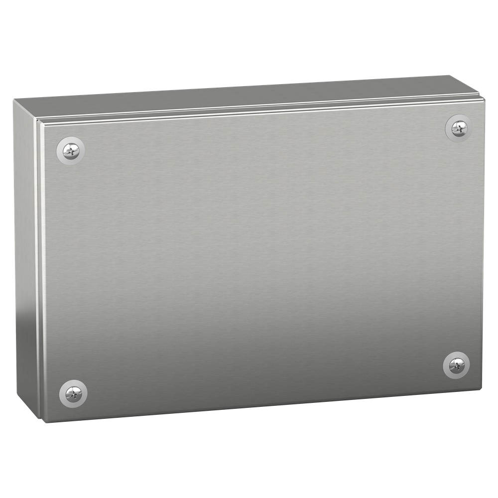 Cassetta industriale in acciaio inox, Spacial SBX, 200x300x80 mm, IP66