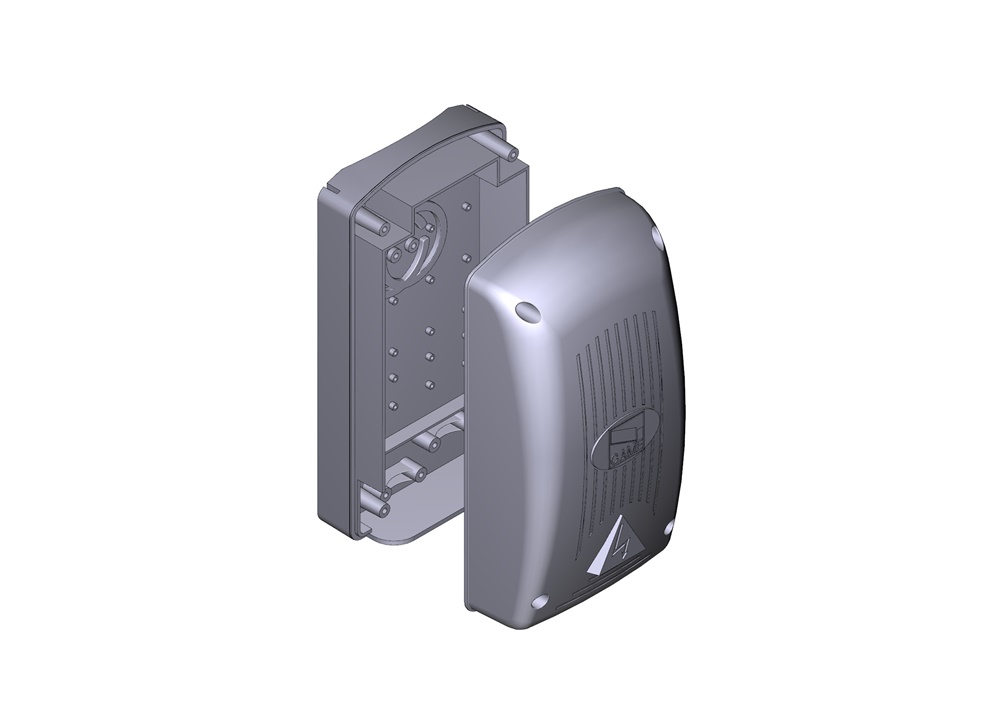COPERCHIO E BASE QUADRO GRIGIO 225X