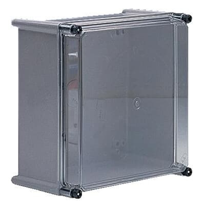 Scatola derivazione APO 11 coperchio trasparente IP66 IK08 montaggio parete industriale e civile