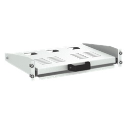 Ripiano estraibile acciaio 300mm per telaio RACK19 armadi serie GRAFI 2U carico 60kg