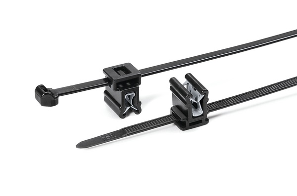 Fascetta fissaggio bordo lamiera 1-3 mm preassemblata EdgeClip per cablaggio industriale e automotive