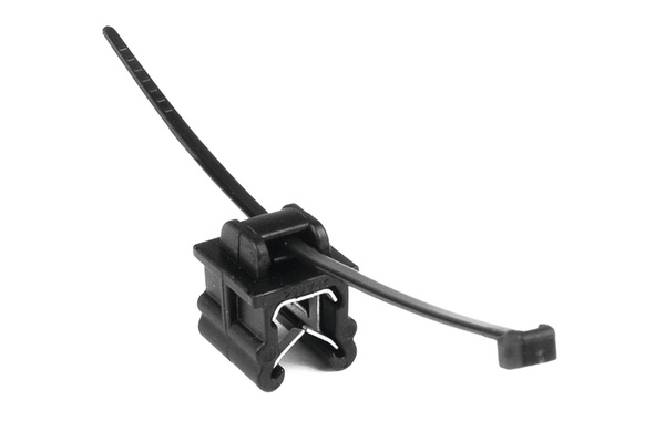 Fascetta fissaggio 2-Piece EdgeClip per bordi lamiera 3-6 mm, riutilizzabile, uso industria e quadristica