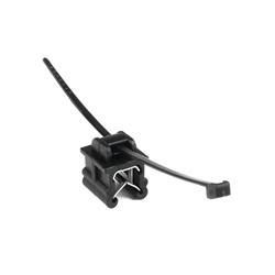 Fascetta fissaggio 2-Piece EdgeClip per bordi lamiera 3-6 mm, riutilizzabile, uso industria e quadristica