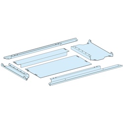 Piastra passacavi 2 parti IP30 650+150x400 mm per armadi PrismaSeT