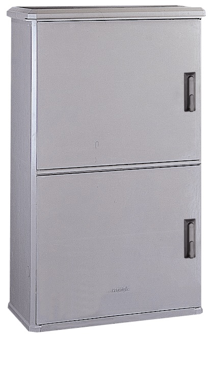 Armadietto vetroresina CVL2 parete linea Conchiglia