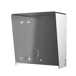 Tettuccio inox 1 modulo resistente corrosione per impianti elettrici professionali