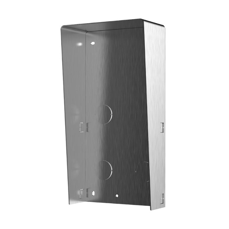 Tettuccio inox 2 moduli resistente corrosione per installazioni esterne elettriche