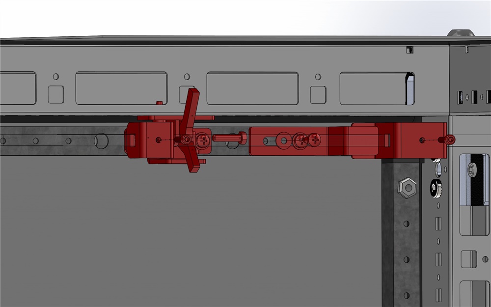 BLOCCO PORTA PER ARMADI IN LINEA