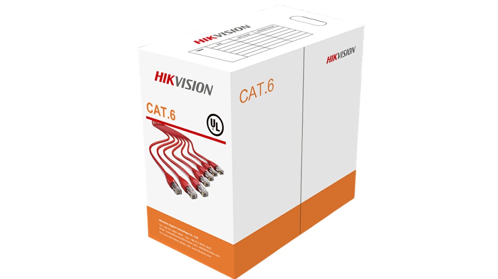 Cavo UTP Cat 6 305m arancione alta velocità per reti domestiche e professionali