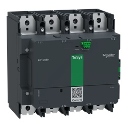 Contattore elevata potenza TeSys Giga, 4P (4NO), AC1 1050A, versione Standard, bobina elettronica 100…250 V AC/DC