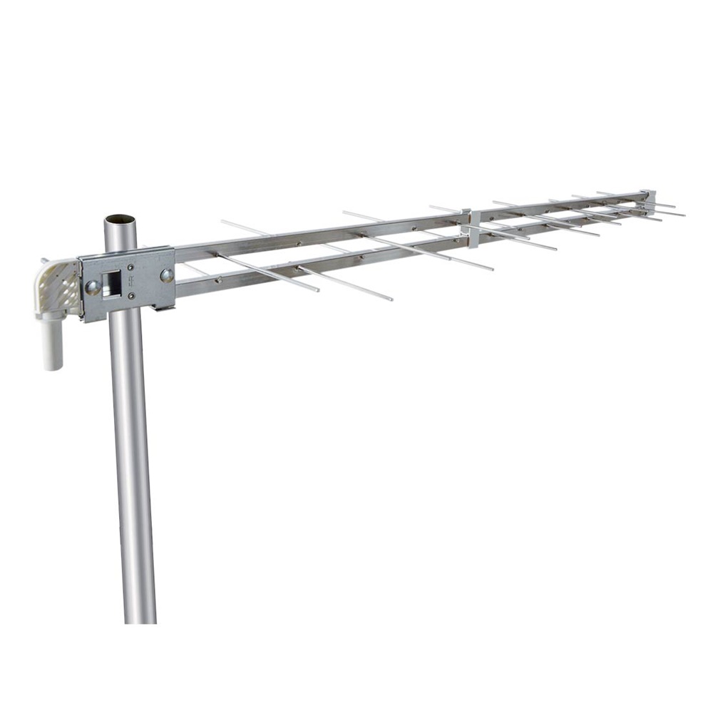 Antenna log periodica UHF 5G filtro LTE connettore F palo
