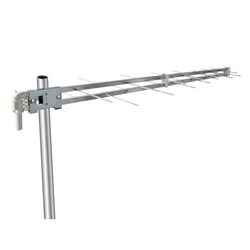Antenna log periodica UHF 5G filtro LTE connettore F palo