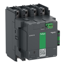 Contattore elevata potenza TeSys Giga, 4P (4NO), AC1 275A, versione Standard, bobina elettronica 100…275V AC/DC