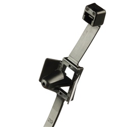 Fascetta di montaggio ad ala Pan-Ty® PLWP50SC-D30, std, nera, PA6.6 ad alto calore, 8,5,08 cm  L, 50lb