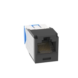 Mini-Com® UTP RJ45 Cat 6A TG Jack Module Resistente alla corrosione, nero