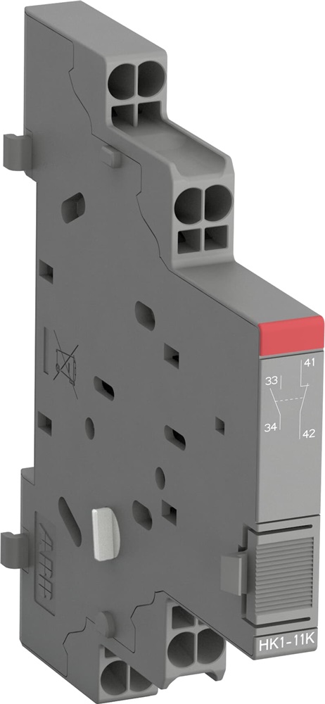 Contatti ausiliari HK1-11K 1NO+1NC con morsetti Push-in per interruttori motore modulari
