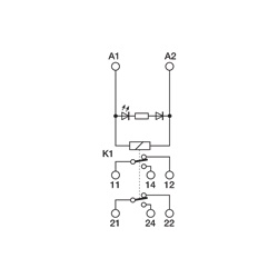 CM2A120 1.REL .120VAC.2PDT.8A