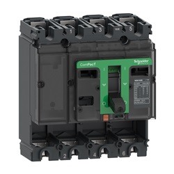 Telaio base interruttore automatico ComPact NSX160E, 16kA a 415VAC 50/60 Hz, 160A, senza sganciatore, 4 poli