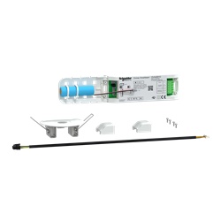 Spotled incasso illuminazione emergenza 1,5h 220lm antipanico IP42 bianco policarbonato