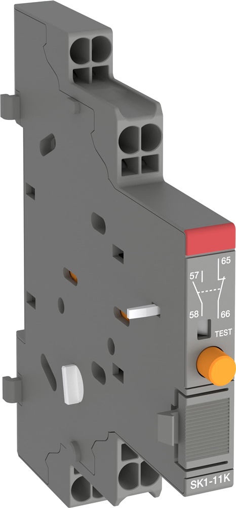 Contatti ausiliari SK1-11K 1NO+1NC con terminali Push-In per segnalazione interruttori modulari