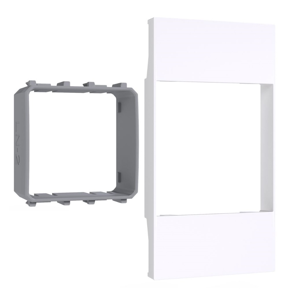 Kit montaggio Bticino Living Now bianco 2 moduli per strumenti Vemer