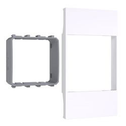 Kit montaggio Bticino Living Now bianco 2 moduli per strumenti Vemer