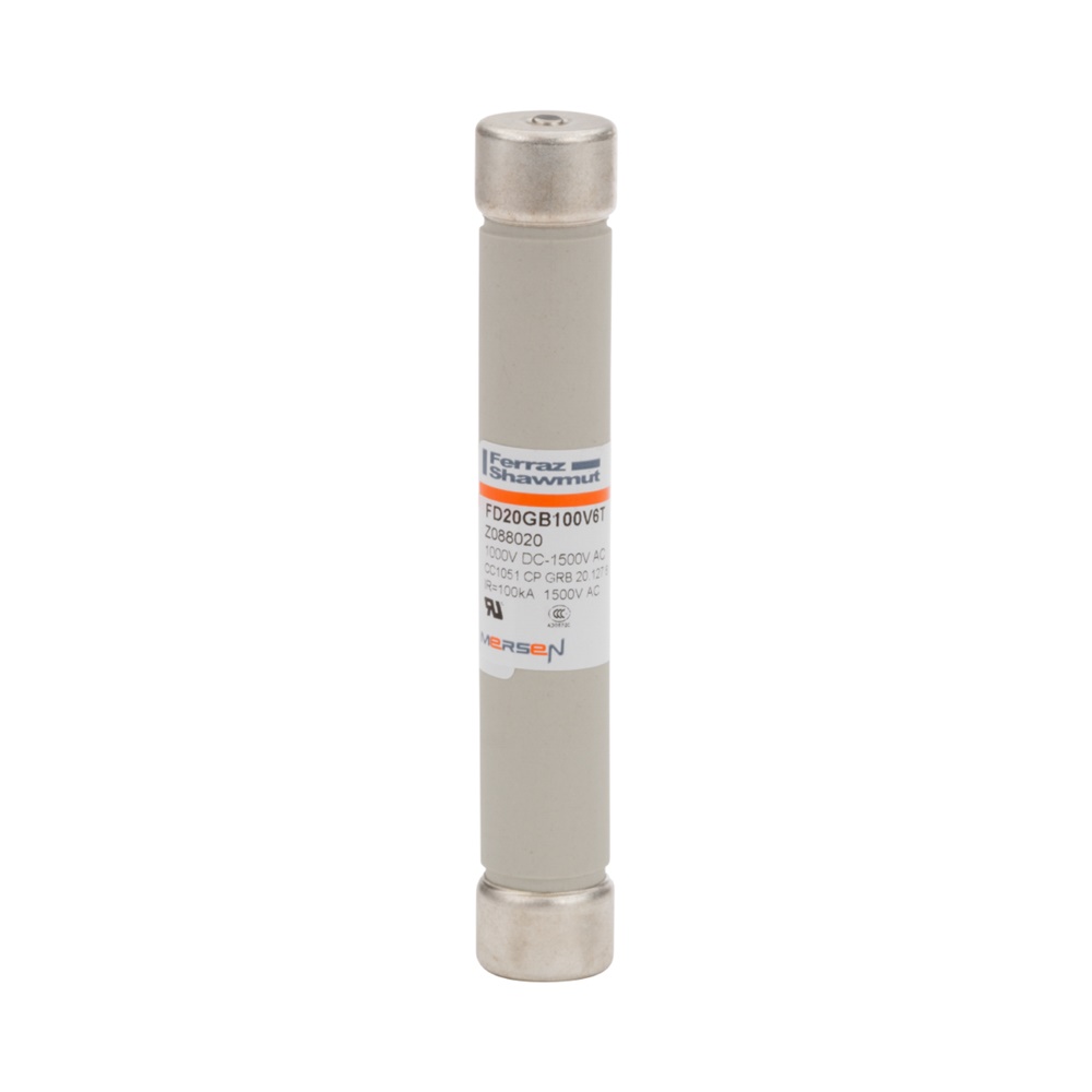 FUSIBILE 20X127 1000V DC 6A CON PER