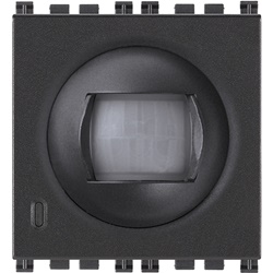 Rivelatore IR domotico orientabile grigio 2 moduli per rilevazione movimento ambienti interni
