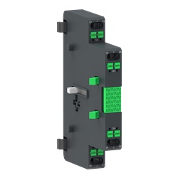 Contatto aux 1NO+1NC per contattore TeSysy Giga, montaggio laterale, collegamento push-in,secondo blocco