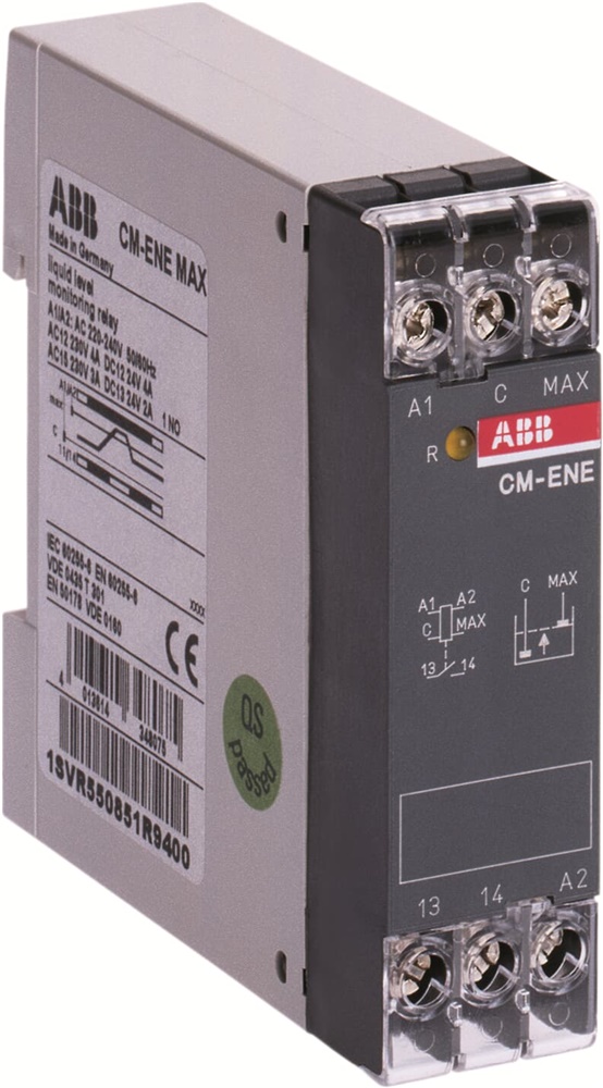 Relè livello liquidi CM-ENE MAX 1n/o 220-240V controllo overflow serbatoi