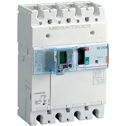 Interruttore magnetotermico differenziale 3P+N 100A MEGATIKER per impianti elettrici