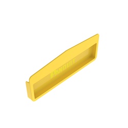 Cappuccio terminale FiberURnner®, 12x4, giallo