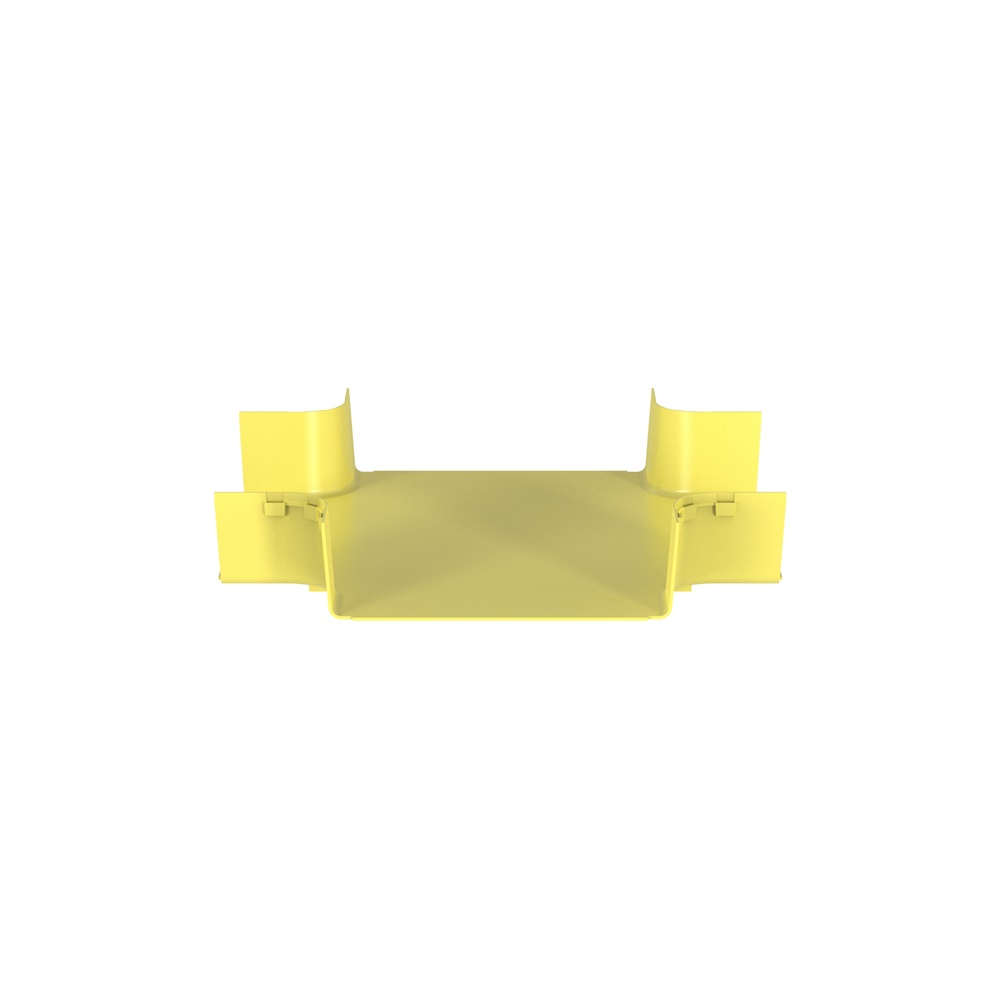 FiberURnner® 4-Way Cross Fitting, 12x4, giallo
