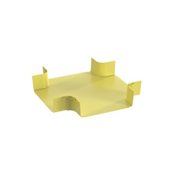 FiberURnner® 4-Way Cross Fitting, 12x4, giallo