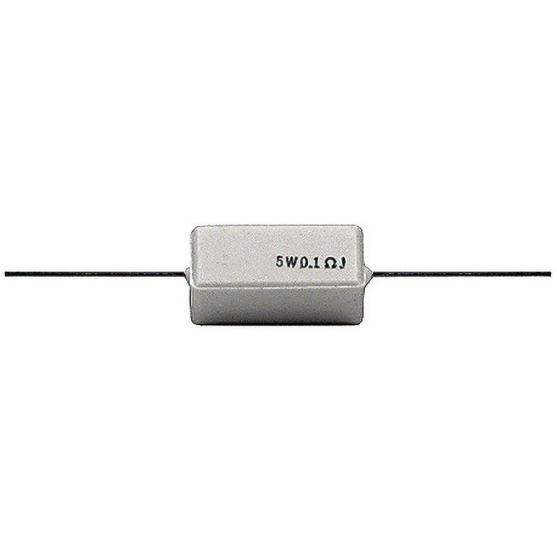 Resistenza a filo 5 watt 1 ohm compatta per applicazioni elettriche precise e durature
