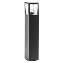 Bollard esterno IP54 alluminio pressofuso E27 LED max 15W bianco o antracite