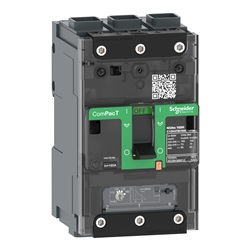 interruttore, ComPacT NSXm 160E, 16kA/415VAC, 3 poli, Sganciatore TMD 125A, connettori EverLink