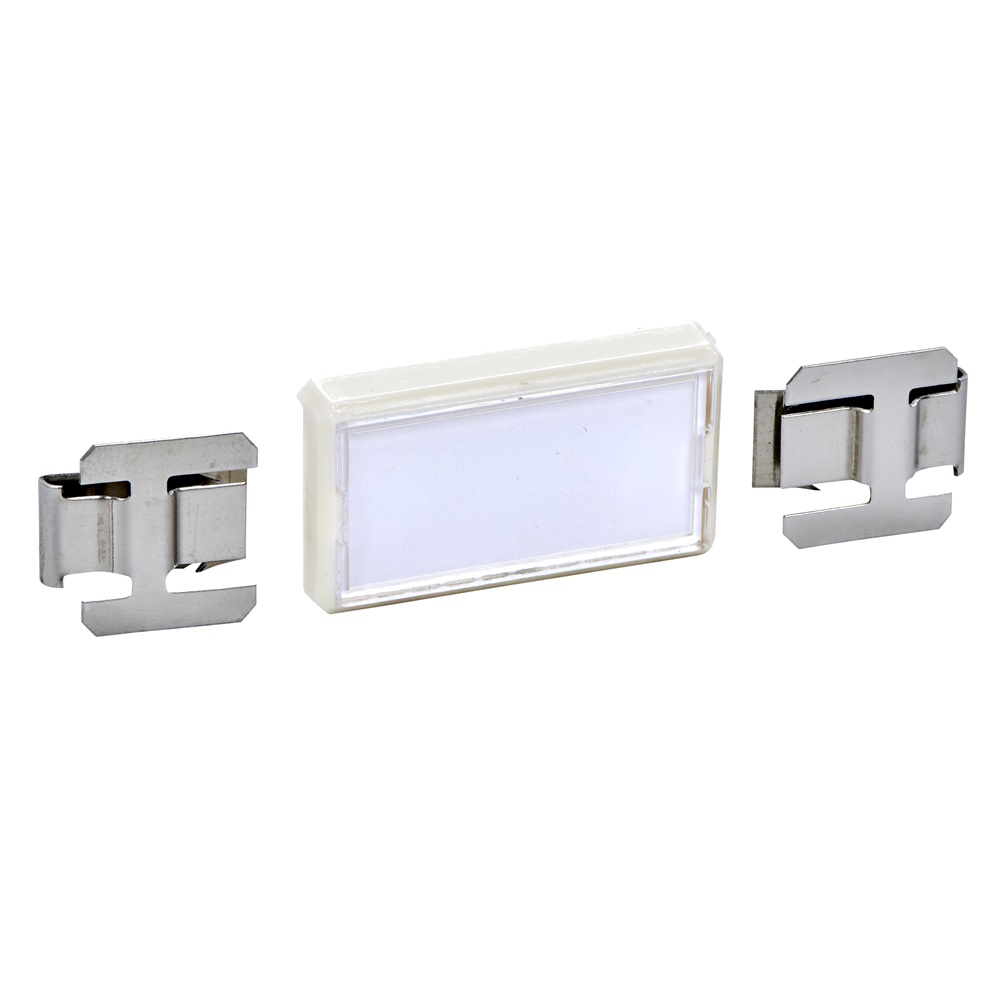 Porta etichette 12 pezzi 25x85 mm aggancio PrismaSeT per armadi e scomparti