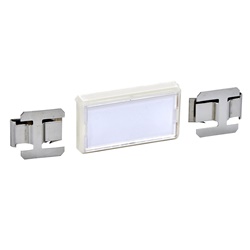 Porta etichette 12 pezzi 25x85 mm aggancio PrismaSeT per armadi e scomparti