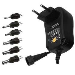 Alimentatore switching 12W uscita regolata 3-12V CC compatto per applicazioni elettriche professionali