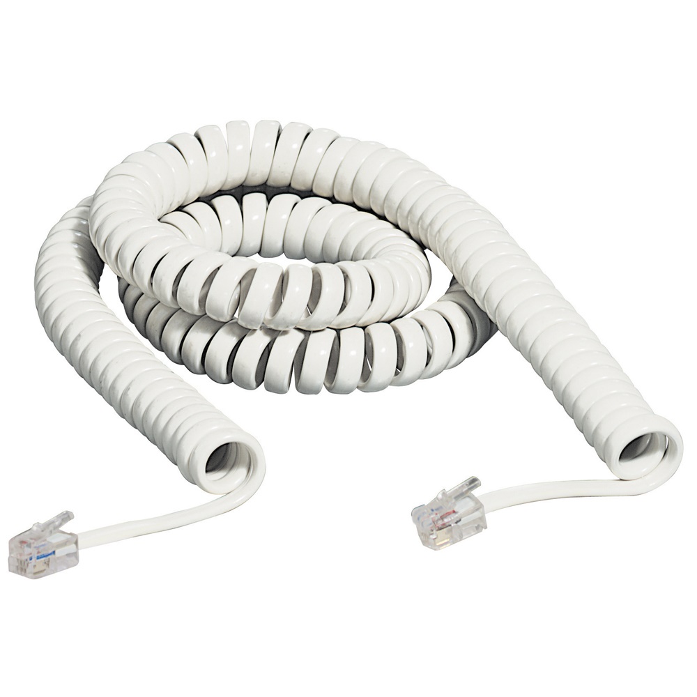Cavo spirale 4 conduttori 2,5 m connettori 4 poli installazioni elettriche