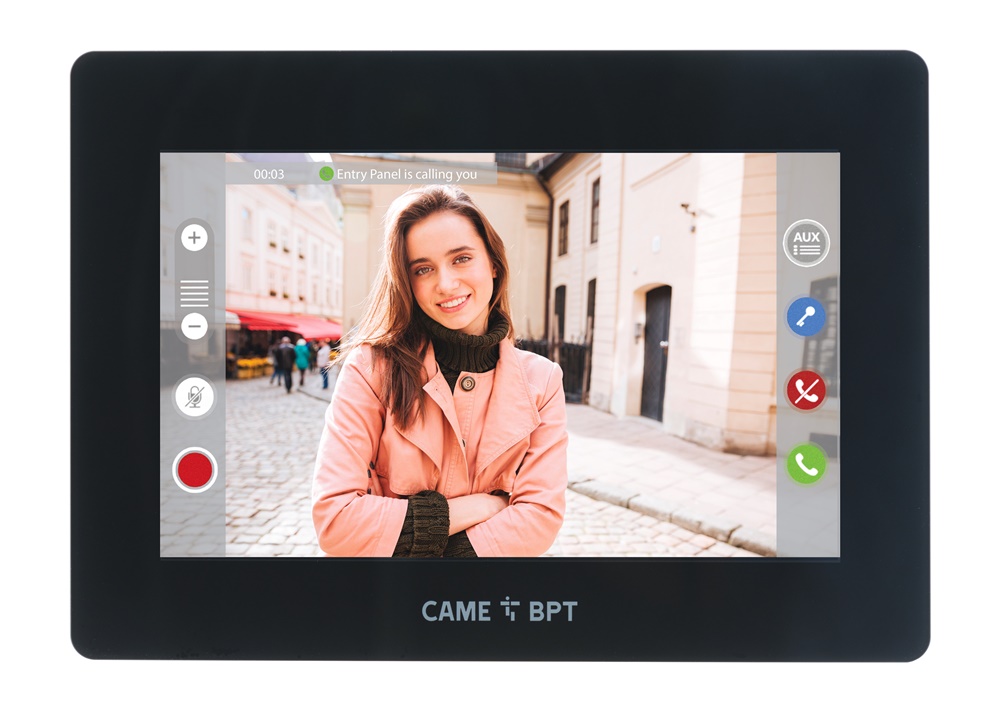 Videocitofono vivavoce IP 5 touch TFT Optical Bonding PoE per controllo accessi residenziali e commerciali