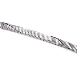 Calza autoavvolgente antiroditore 19mm fibra vetro poliestere protezione cavi automotive ferroviario trasporti telecomunicazioni